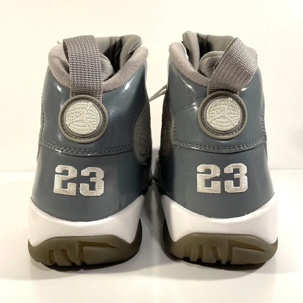 Nike Mens Size 8 Air Jordan 9 IX Retro 2012 Cool Grey Athletic Lifestyle Shoes